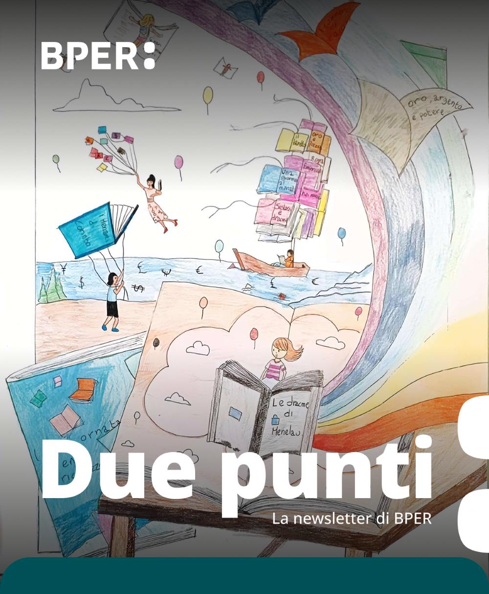Disegno vincitore dell'edizione del progetto Grande! di educazione finanziaria