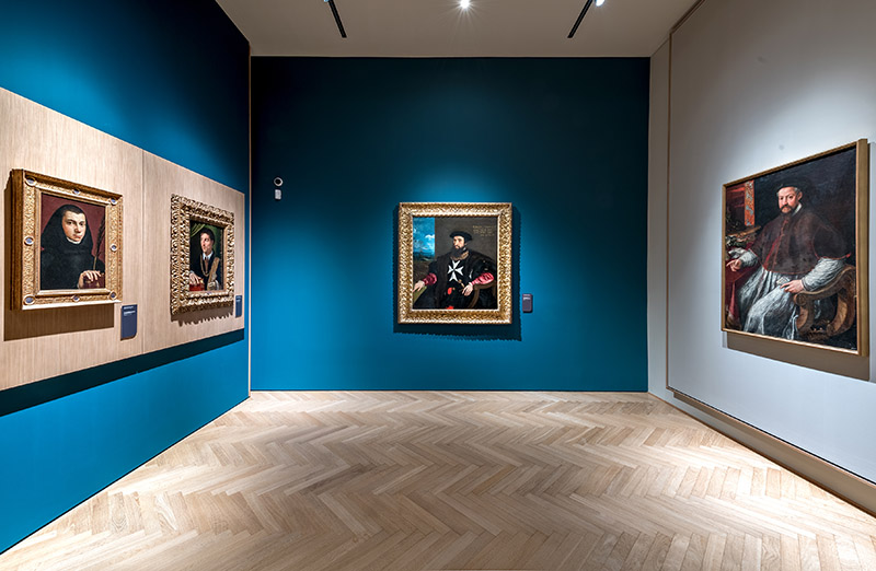Una sala d'esposizione del Palazzo