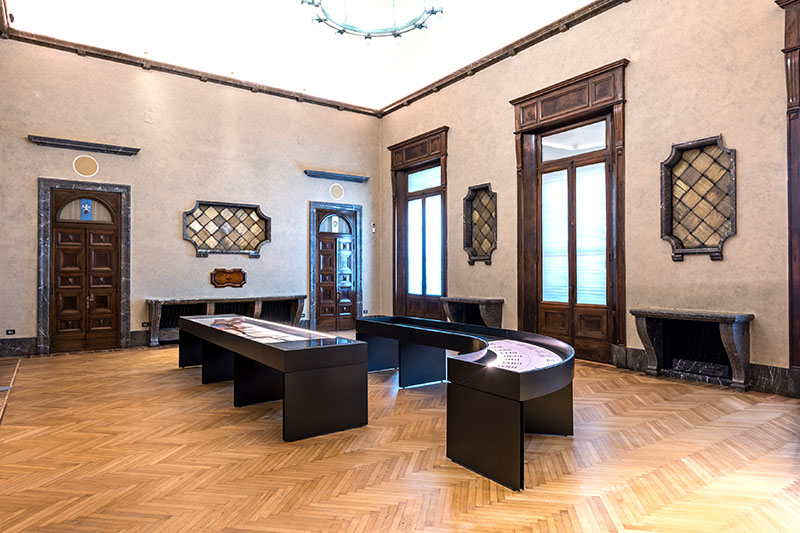 Una sala d'esposizione del Palazzo