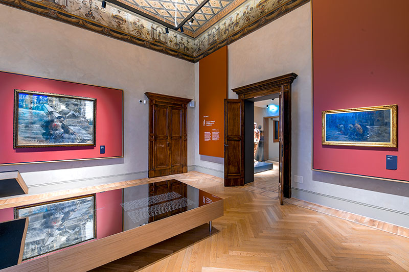 Una sala d'esposizione del Palazzo